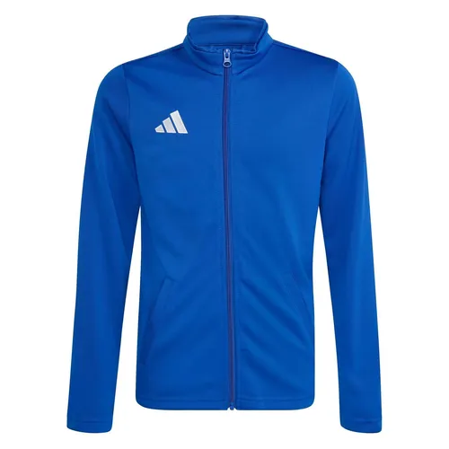 adidas Performance Sweatjacke blau 116 EU - Bequeme Trainingsjacke aus 100% Polyester für optimalen Tragekomfort. Ideal für Sport und Freizeit, bietet einen modernen Look und Bewegungsfreiheit.