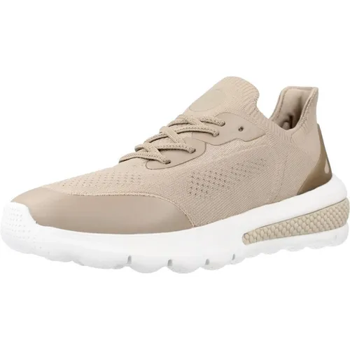Geox Damen D SPHERICA ACTIF Sneaker, Sand, Gr. 37 EU