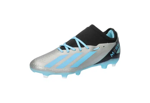 Adidas X Crazyfast Messi.3 FG - grau - Fußballschuhe mit überragender Ballkontrolle und leichtem Obermaterial für schnelle Richtungswechsel. Ideal für Spieler, die ihre Gegner mit Messi Moves übertrumpfen wollen.