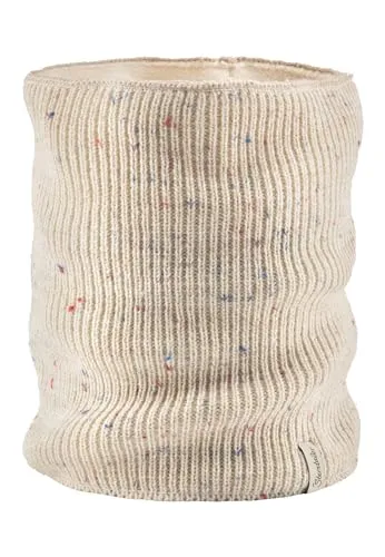 Sterntaler Schlauchschal aus Strick mit Effektgarn Multicolor Mädchen - gestrickter Schal Baby - Baby und Kinder Loop, gefüttert mit Microfleece - beige, 0