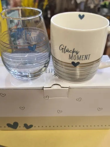Set Glücksmoment Tasse Und Glas von Gilde