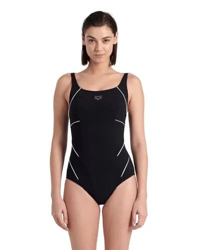 ARENA Bodylift Damen Jewel B-Cup Badeanzug - Badeanzug mit Bodylift Technologie für perfekten Shaping-Effekt und hohen Tragekomfort. Ideal für Schwimmbad und Strand, chlorbeständig und mit UV-Schutz. Hergestellt aus 100% recyceltem Polyamid.