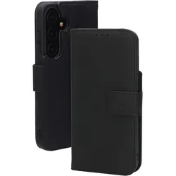 Mobiparts Leder Wallet Case für Samsung Galaxy S24 Schwarz (MagSafe-kompatibel)