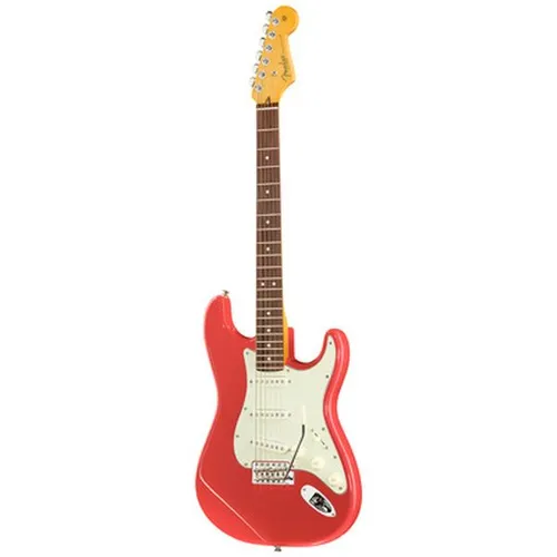 Fender Am Pro Clsc Strat RW FDKR - E-Gitarre der Spitzenklasse mit Erle-Korpus und Palisander-Griffbrett; ideal für professionelle Musiker, inkl. Deluxe Gig Bag für optimalen Schutz.