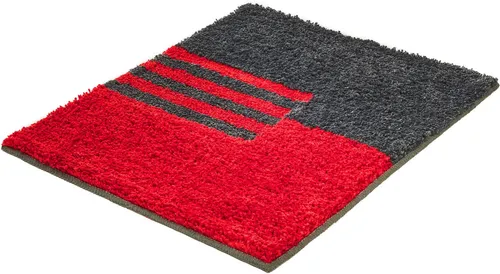 Kleine Wolke Badteppich Dynamic Rubin 50 x 60 cm in rot von Kleine Wolke