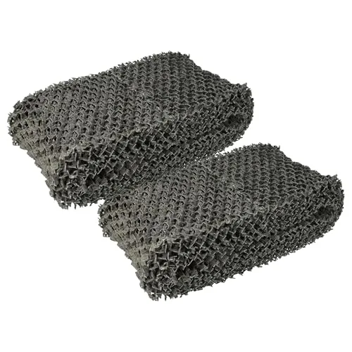 vhbw 2x Filter kompatibel mit Philips HU4811, HU4811/10, HU4803, HU4803/01, HU4801, HU4801/01 Luftbefeuchter - Luftfilter, Vliesfilter, Grau