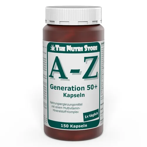 A-Z Generation 50+ Multivitamin Mineralstoff Kapseln 150 Stk. - PZN 00134338