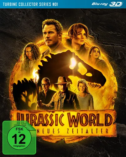 Jurassic World - Ein neues Zeitalter - 3D - Turbine Collector Series #01 - Filme: Spannendes Abenteuer mit Chris Pratt und Bryce Dallas Howard, das die Generationen verbindet und die Herausforderungen des Zusammenlebens von Dinosauriern und Menschen thematisiert.