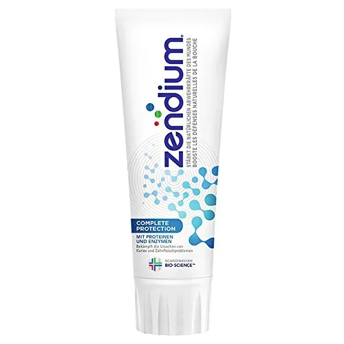 Zendium Complete Protection Zahncreme 3er Pack (225ml) - Zahnpasten mit natürlichem Schutz, stärkt das Zahnfleisch und sorgt für gesunde Zähne, ideal für die ganze Familie.