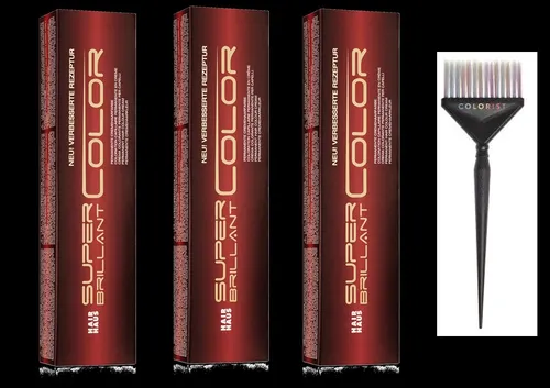 HAIR HAUS Super Brilliant Color 6-73sg dunkelblond sand gold 100 ml