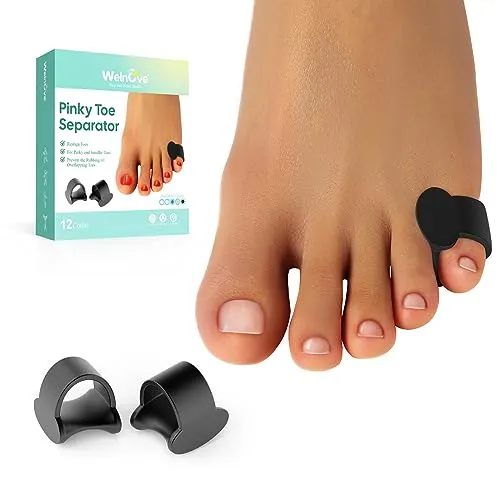 Welnove Gel-Zehentrenner für kleine Zehen, 8 Stück