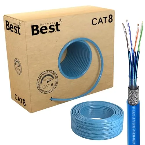 Produktbild 50m CAT 8 Netzwerkkabel