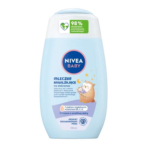 Nivea Baby mleczko nawilżające na dobranoc 200ml (P1) 5900017090498