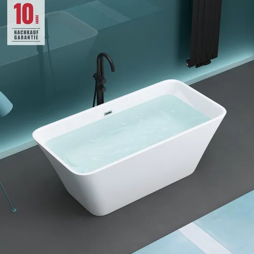 Freistehende Badewanne 170cm V529 aus Acryl - Moderne Badewanne aus wärmespeicherndem Acryl, ideal für entspannende Badeerlebnisse in Ihrem Badezimmer.