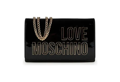 Love Moschino Smart Daily Bag Umhängetasche 22 cm schwarz TAS063751 - Elegante Umhängetasche von Love Moschino aus strapazierfähigem Polyurethan. Mit praktischem Magnetverschluss und verstellbarem, abnehmbarem Riemen für individuellen Tragekomfort.