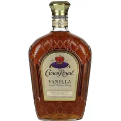 Crown Royal VANILLA Flavored Whisky 1l - Aromatisierter Whisky mit 35% Vol., verfeinert mit echter Madagaskar-Vanille für ein süßlich-weiches Genusserlebnis, ideal für Cocktails oder pur.