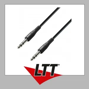 Adam Hall Cables K3 BVV 0030 ECO Patchkabel 6,3 mm Klinke stereo auf 6,3 m