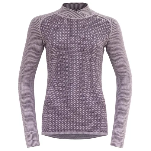 Devold Damen Kvitegga Merino 230 Cross Longsleeve - Wendbar & Atmungsaktiv - Outdoor Fleecejacke für Damen, wendbar und beidseitig tragbar, aus hochwertiger Merinowolle für besten Tragekomfort.