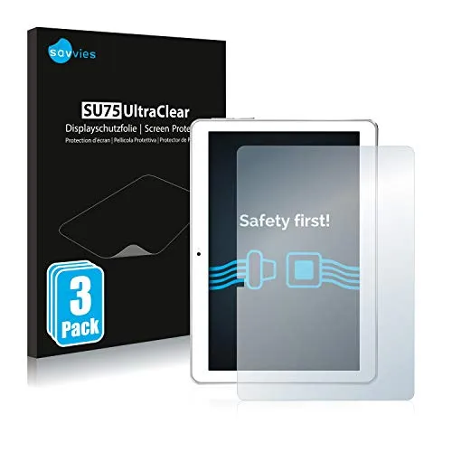 Savvies 3 Stück Schutzfolie für Toscido X108 10