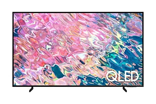 Samsung Series 6 QE50Q60BAU 50 Zoll 4K Smart-TV - Fernseher mit 127 cm (50 Zoll) Bildschirmdiagonale, QLED-Technologie und PQI 3100 für beeindruckende Bildqualität. Ideal für Filme und Spiele.