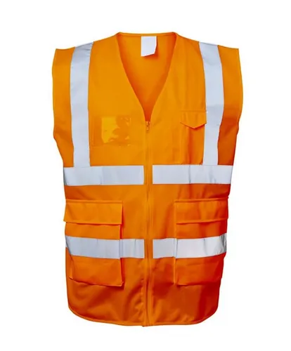Safestyle Schutzweste EWALD Warnschutzweste Orange SAFESTYLE® EN ISO 20471/2 EN ISO 13688 2