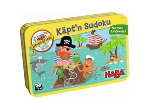 HABA Käpt'n Sudoku - Spaß für die ganze Familie mit diesem spannenden Sudoku-Spiel von HABA. Fördert logisches Denken und Konzentration. Ideal für gemeinsame Spielabende!