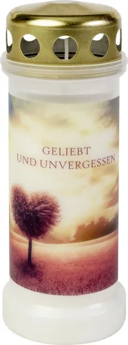 Bolsius Dauerbrenner Nr. 6 Rosa Baum weiß, Höhe: 17,3 cm von Bolsius