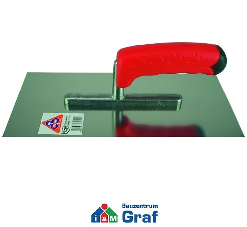 HaWe 62.025 Glättekelle mit Ergo-Kunststoff-Softgriff, 280x130x0,7 mm /#857892