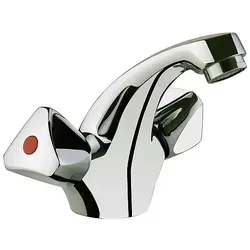 Zweigriff-Waschtischmischer Etou, chrom, 107 mm Ausladung von evenes
