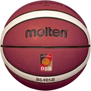 Molten Basketball BG4050 DBB - FIBA Approved - Basketball, FIBA APPROVED und DBB geprüft, ideal für den Indoor-Bereich, bietet optimales Grip- und Sprungverhalten mit klassischer Noppen-Struktur.
