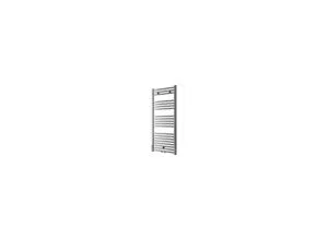 Sanotechnik Designheizkörper Bari gerade 1188x600 mm - Moderner Heizkörper in Chrom-Design, ideal für stilvolle Wohnräume und effizienter Wärmequelle mit Mittelanschluss.