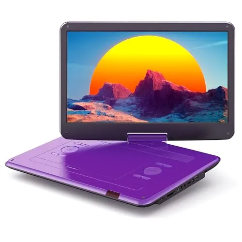 WOLFANG 17,5 Zoll Tragbarer DVD-Player mit 15,6 Zoll HD Bildschirm