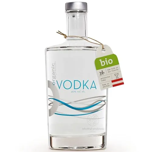 Farthofer Bio-Vodka aus Österreich | Organic Premium Vodka | Weltbester Wodka (IWSC Trophy) | 100 % Bio-Weizen | vegan & koscher | 700 ml, 40 % vol | Geschenkidee