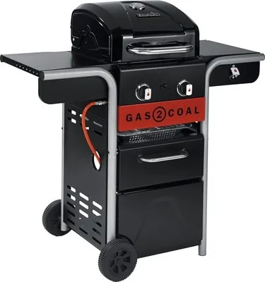 Char-Broil Gas2Coal 2.0 Hybridgrill - Grill-Kategorie: Hybridgrill, verwandelt sich in weniger als 60 Sekunden von Gas- zu Holzkohlegrill ohne Werkzeug – für den perfekten Grillgeschmack!