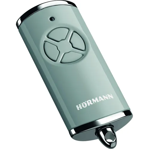 Hörmann Handsender HSE 4 BiSecur Classic Grau - Zubehör für Sicherheitstechnik – Praktischer Handsender mit BiSecur-Technologie für maximale Sicherheit und Komfort bei der Torsteuerung.