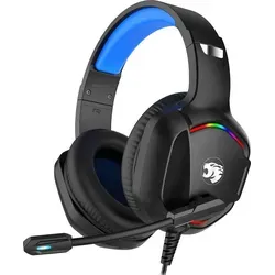 Gaming Headset mit Mikrofon für PC, Konsole & Switch | Surround Sound, Noise Cancelling, Komfort-Design - Vielseitiges Gaming Headset für PC und Konsole mit beeindruckendem Klang. Ergonomisches Design für stundenlangen Komfort und klare Kommunikation dank hochwertigem Mikrofon. Ideal für Gamer und Mediennutzung.