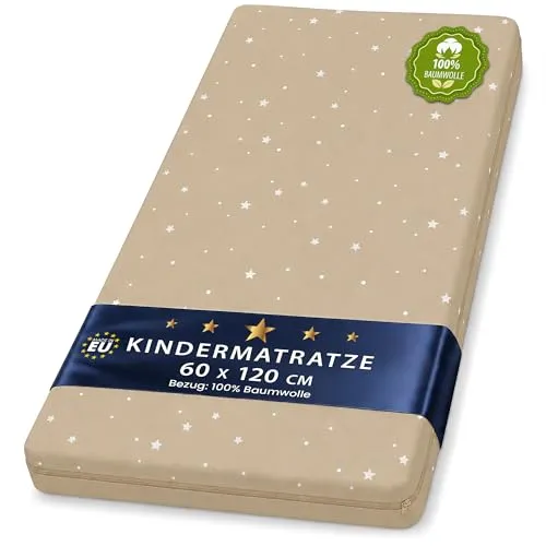 Matratze Kinderbett 60x120 cm – Atmungsaktive und Ergonomische Kindermatratze