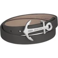 Paul Hewitt Armband PH-WB-S-13S aus Leder und Edelstahl - Elegantes Armband aus hochwertigem Leder und Edelstahl, perfekt für stilbewusste Träger. Größe: S, ideal für jeden Anlass.