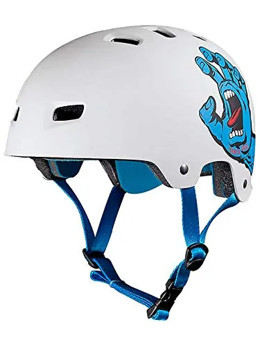 Bullet Santa Cruz Screaming Hand Helm weiß weiß L/XL 58-61 cm