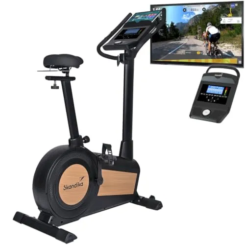 Skandika Ergometer Cykling P15 | Heimtrainer mit 38 Programmen und LCD HD Display