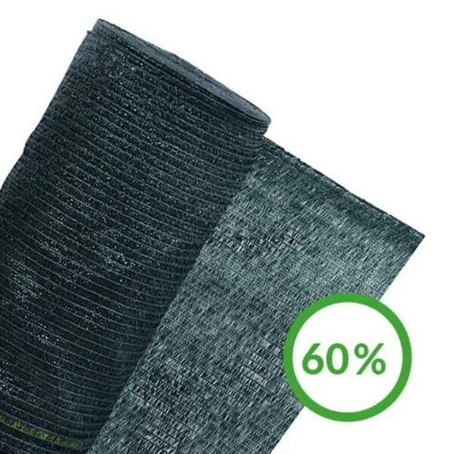 60% Schattiernetz in 1m Br. Sonnenschutz Sichtschutz Gewächshausnetz Meterware