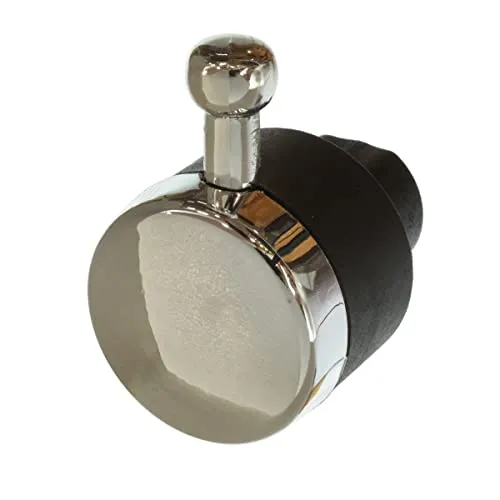 Paxanpax PCK1202 Herd Kochplatte Schwarz und Chrom Einstellknopf kompatibel passend für Rangemaster Leisure 6000, 7000, 8000 Serie