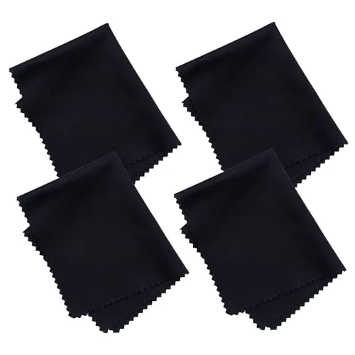 Stück Mikrofaser Reinigungstuch,Brillenputztuch Microfaser,Microfiber Cleaning Cloth,Brillentuch,Microfasertuch Brillenputztuch für Kamera,Objektiv,Brillen,Bildschirme,Tablet-15 x 18cm 4