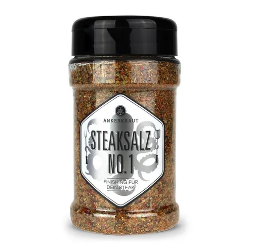 Ankerkraut Gewürz Steaksalz No. 1, Steaksalz No. 1, 170g im Streuer