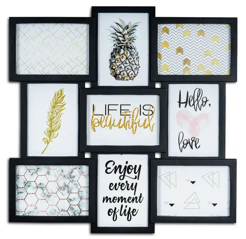 Levandeo® Bilderrahmen Collage 51,5x51,5cm von Levandeo