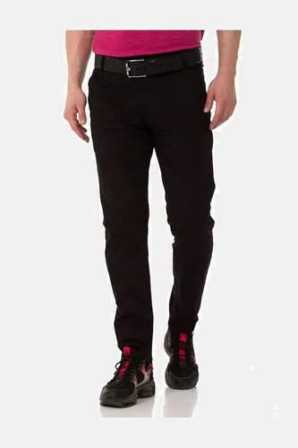 Cipo & Baxx Chinohose schwarz 36 - Modische Wanderhose in slim fit, aus 97% Baumwolle und 3% Elasthan, für optimale Bewegungsfreiheit und Komfort bei Outdoor-Aktivitäten.