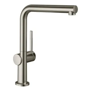 hansgrohe Talis M54 Einhebel-Küchenarmatur 270 - Niederdruck Küchenarmatur mit minimalistischem Design und L-förmigem Auslauf, ideal für offene Warmwasserbereiter.