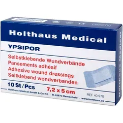WUNDVERBAND steril YPSIPOR 5x7,2 cm 10 St