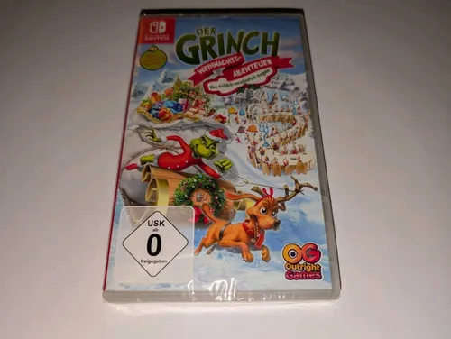 Der Grinch - Weihnachtsabenteuer für Nintendo Switch - Action & Abenteuer-Spiel für die ganze Familie, ideal für die Feiertage mit lustigen Charakteren und fröhlicher Grafik.