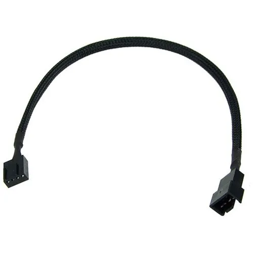 Phobya 4Pin PWM Verlängerung 30cm - Schwarz